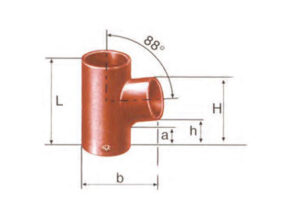 Braga semplice a 88° ghisa SMU-Saint-Gobain-Tubiplast