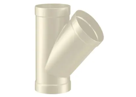 Tee a 45° PP Tubiplast